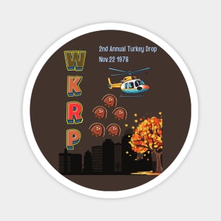 Wkrp turkey drop Magnet